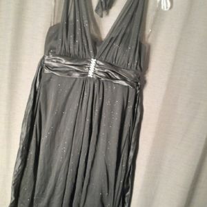 Sparkly little black dress